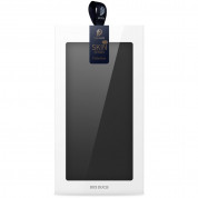 Dux Ducis Skin Pro Case - кожен калъф с поставка и отделение за кр. карти за Samsung Galaxy S24 Plus (черен) 9