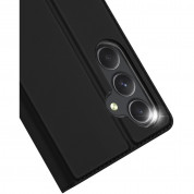 Dux Ducis Skin Pro Case - кожен калъф с поставка и отделение за кр. карти за Samsung Galaxy S24 Plus (черен) 2