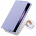 Dux Ducis Skin X Pro Magnetic Wallet Case - удароустойчив хибриден кожен кейс с отделение за карти и MagSafe за Samsung Galaxy S24 Ultra (лилав-прозрачен) 7