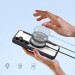 Dux Ducis Skin X Pro Magnetic Wallet Case - удароустойчив хибриден кожен кейс с отделение за карти и MagSafe за Samsung Galaxy S24 (черен-прозрачен) 3