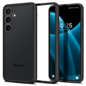 Spigen Ultra Hybrid Case - хибриден кейс с висока степен на защита за Samsung Galaxy S24 (черен-прозрачен)
