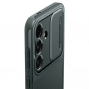 Spigen Optik Armor Case - тънък качествен силиконов (TPU) калъф с капак за камерата за Samsung Galaxy S24 (зелен) 8