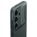 Spigen Optik Armor Case - тънък качествен силиконов (TPU) калъф с капак за камерата за Samsung Galaxy S24 (зелен) 9