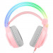 Onikuma X26 Gaming Headphones - USB гейминг слушалки с микрофон за PC (розов) 4