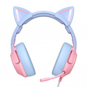 Onikuma K9 Gaming Headphones (pink-blue) 2