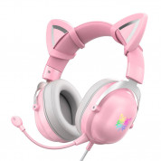 Onikuma X11 Gaming Headphones (pink) 3