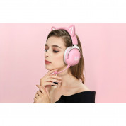 Onikuma B20 Gaming Wireless Over-Ear Headphones (pink) 5