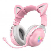 Onikuma B20 Gaming Wireless Over-Ear Headphones - безжични блутут слушалки за мобилни устройства (розов)
