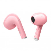 Onikuma T35 TWS Bluetooth Headphones - безжични блутут слушалки със зареждащ кейс (розов) 4