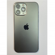 Apple iPhone 13 Pro Max Backcover Full Assembly - оригинален резервен заден капак заедно с Lightning порт, безжично зареждане, лидар скенер и бутони (черен) 1