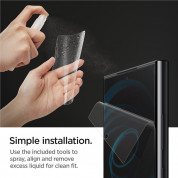Spigen Neo Flex HD Transparency Screen Protector 2 Pack - 2 броя защитни покрития за целия дисплей на Samsung Galaxy S24 Ultra (прозрачен) 14