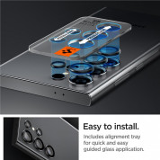 Spigen Optik.tR EZ Fit Tempered Glass 2 Pack for Samsung Galaxy S24 Ultra (black) 7