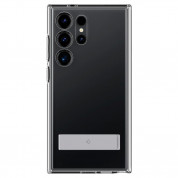 Spigen Ultra Hybrid S Case - хибриден кейс с висока степен на защита и вградена поставка за Samsung Galaxy S24 Ultra (прозрачен) 1