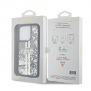 Guess Liquid Glitter Gold Stripe Case for iPhone 15 Pro Max (black) 6