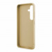 Guess Glitter Flakes Metal Logo Case - хибриден удароустойчив кейс за Samsung Galaxy S24 (златист) 6