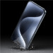 Blueo 3D Invisible Airbag Tempered Glass - стъклено защитно покритие за дисплея на дисплея на iPhone 15, iPhone 14 Pro (черен-прозрачен)  4