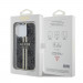 Guess IML 4G Gold Stripe Case - дизайнерски силиконов кейс за iPhone 15 Pro Max (черен) 7