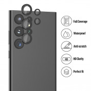 Blueo Camera Lens Protector - предпазни стъклени лещи за камерата на Samsung Galaxy S24 Ultra (черен)  3