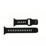 Mobile Origin Silicone Strap for Apple Watch 42mm, 44mm, 45mm, Ultra 49mm (black) 2
