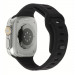 Mobile Origin Silicone Strap - силиконова каишка за Apple Watch 42мм, 44мм, 45мм, Ultra 49мм (черен)  2
