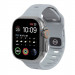 Mobile Origin Silicone Strap - силиконова каишка за Apple Watch 42мм, 44мм, 45мм, Ultra 49мм (светлосив)  1