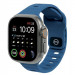 Mobile Origin Silicone Strap - силиконова каишка за Apple Watch 42мм, 44мм, 45мм, Ultra 49мм (син)  1