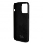 Karl Lagerfeld Liquid Silicone Choupette NFT Case - дизайнерски силиконов кейс за iPhone 15 Pro Max (черен) 5