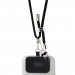 Karl Lagerfeld Universal Crossbody Strap With Ikonik Pins - универсална връзка за носене през врата за смартфони (черен) 2