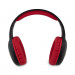 Hello Kitty Bicolor Kitty Metal Head Logo Bluetooth Headphones - безжични блутут слушалки с микрофон за мобилни устройства (черен) 3
