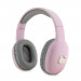 Hello Kitty Bicolor Kitty Metal Head Logo Bluetooth Headphones - безжични блутут слушалки с микрофон за мобилни устройства (розов) 1