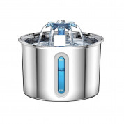Oneisall Pet Water Fountain - автоматична поилка за домашни любимци (сребрист) 