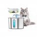 Oneisall Pet Water Fountain - автоматична поилка за домашни любимци (сребрист)  2