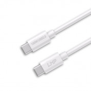 LMP USB-C to USB-C Cable 100W - USB-C към USB-C кабел за устройства с USB-C порт (50 см) (бял) 2