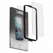 Urban Armor Gear Glass Screen Shield Plus - най-висок клас стъклено защитно покритие за дисплея на iPhone 14 Pro Max (прозрачен) 5