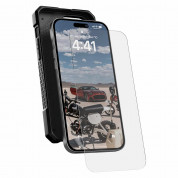 Urban Armor Gear Glass Screen Shield Plus - най-висок клас стъклено защитно покритие за дисплея на iPhone 14 Pro Max (прозрачен) 3
