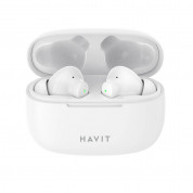 Havit TWS TW967 Earphones - безжични блутут слушалки с кейс за мобилни устройства (бял) 3
