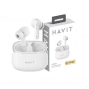 Havit TWS TW967 Earphones - безжични блутут слушалки с кейс за мобилни устройства (бял) 7