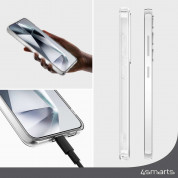 4smarts 360° Starter Set - тънък силиконов кейс и стъклено защитно покритие за дисплея на Samsung Galaxy S24 Plus (прозрачен) 3