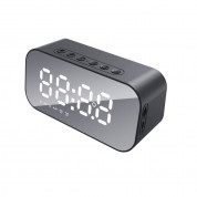 Havit M3 Wireless Speaker Bluetooth, FM And Clock - безжичен портативен спийкър с FM радио, часовник с аларма и microSD слот (черен)