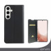 4smarts Flip Case Urban Lite - кожен калъф с поставка и отделение за кр. карта за Samsung Galaxy S24 (черен) 4