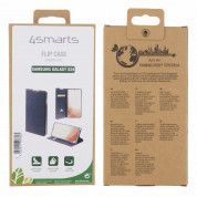 4smarts Flip Case Urban Lite - кожен калъф с поставка и отделение за кр. карта за Samsung Galaxy S24 (черен) 5