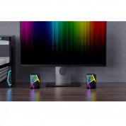 Havit SK763 USB 2.0 RGB Computer Speakers - тонколони за компютър с RGB подсветка (черен) 5