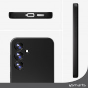 4smarts Cupertino Silicone Qi2 Case - силиконов (TPU) калъф с MagSafe за Samsung Galaxy S24 (черен) 4