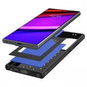 Spigen Cryo Armor Case - силиконов (TPU) калъф с висока степен на защита за Samsung Galaxy S24 Ultra (син) 10