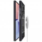 Spigen Ultra Hybrid OneTap MagSafe Case - хибриден кейс с висока степен на защита с MagSafe за Samsung Galaxy S24 Ultra (черен)  1