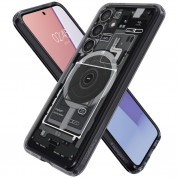 Spigen Ultra Hybrid OneTap MagSafe Case - хибриден кейс с висока степен на защита с MagSafe за Samsung Galaxy S24 (черен)  1