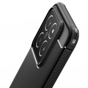 Spigen Rugged Armor Case - тънък качествен силиконов (TPU) калъф за Xiaomi 14 (черен) 10