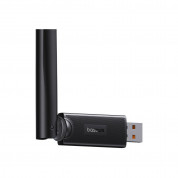 Baseus FastJoy Fast Wi-Fi USB Adapter 150Mbps - USB-A адаптер за приемане на безжичен Wi-Fi сигнал (черен) 5