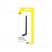 Baseus FastJoy Fast Wi-Fi USB Adapter 150Mbps - USB-A адаптер за приемане на безжичен Wi-Fi сигнал (черен) 11