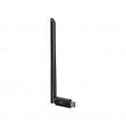 Baseus FastJoy Dual Band Fast Wi-Fi USB Adapter 650Mbps - USB-A адаптер за приемане на безжичен Wi-Fi сигнал (черен) 3
